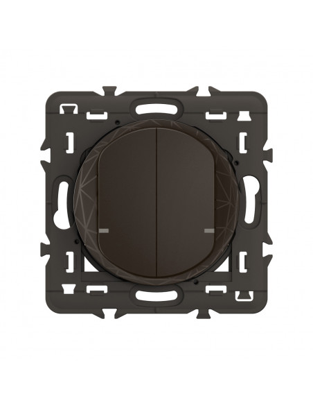 Commande double sans fils Céliane with Netatmo Noir LEGRAND CN0415