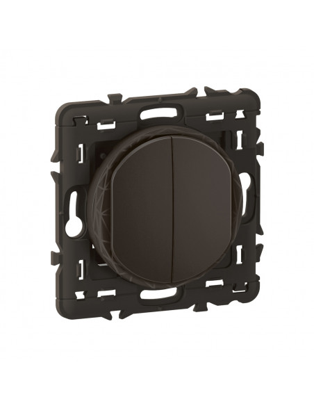 Commande double Self-e Céliane with Netatmo Noir LEGRAND CN0421