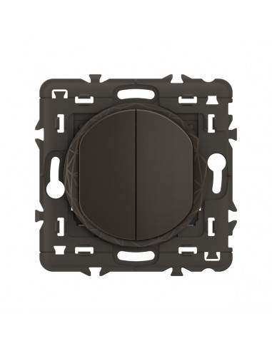 Commande double Self-e Céliane with Netatmo Noir LEGRAND CN0421