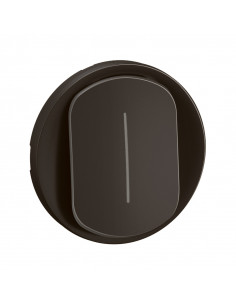 Enjoliveur permutateur à voyant Céliane Noir LEGRAND CN1005