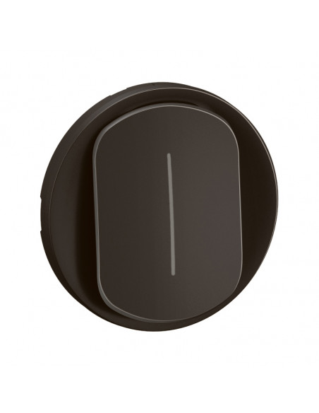 Enjoliveur permutateur à voyant Céliane Noir LEGRAND CN1005