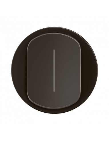 Enjoliveur permutateur à voyant Céliane Noir LEGRAND CN1005