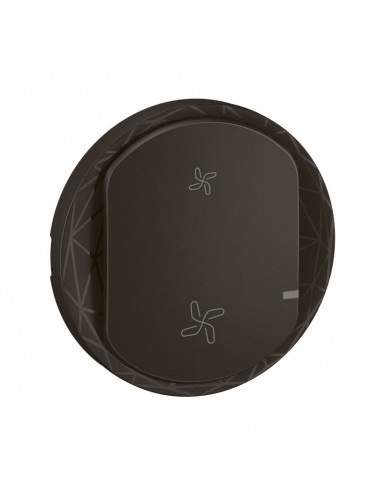Enjoliveur commande VMC sans fils Céliane with Netatmo Noir LEGRAND CN1411