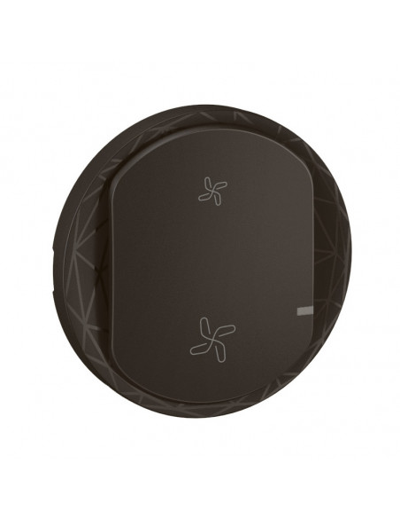 Enjoliveur commande VMC sans fils Céliane with Netatmo Noir LEGRAND CN1411