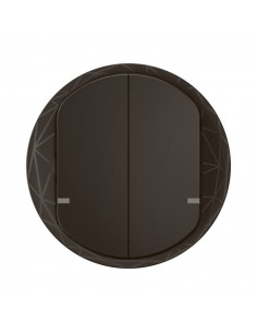 Enjoliveur interrupteur double Céliane with Netatmo Noir LEGRAND CN1415 2