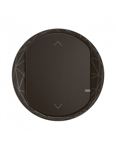 Enjoliveur interrupteur/commande volet roulants Céliane with Netatmo Noir LEGRAND CN1431