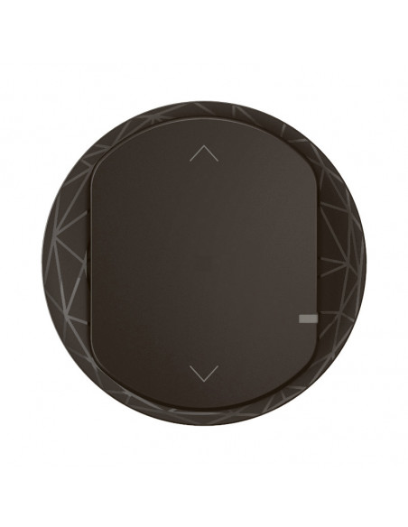 Enjoliveur interrupteur/commande volet roulants Céliane with Netatmo Noir LEGRAND CN1431