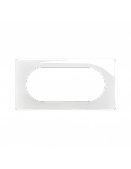Plaque de finition Céliane 4 à 5 modules Blanc Emaillé LEGRAND CP0008