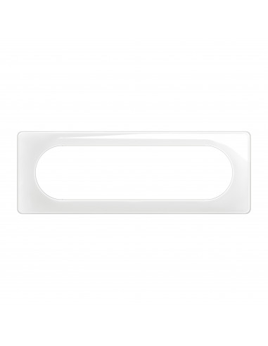 Plaque de finition Céliane 6 à 8 modules Blanc Emaillé LEGRAND CP0011
