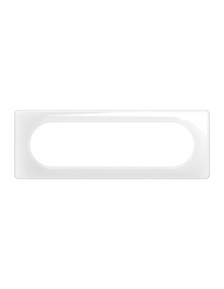 Plaque de finition Céliane 6 à 8 modules Blanc Emaillé LEGRAND CP0011