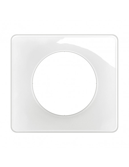 Plaque Céliane 1 poste Blanc Emaillé emballage GD LEGRAND CP0021