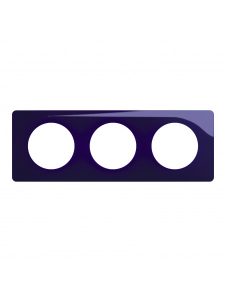 Plaque Céliane 3 postes Bleu de Four emballage GD LEGRAND CP0323