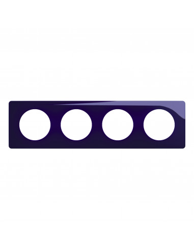 Plaque Céliane 4 postes Bleu de Four emballage GD LEGRAND CP0324