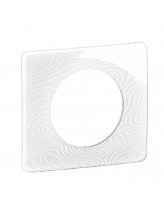 Plaque Céliane 1 poste Blanc Relief emballage GD LEGRAND CP0621