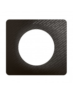 Plaque de finition Céliane 1 poste Noir Météore LEGRAND CP0701 2