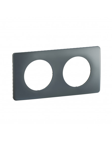 Plaque Céliane 2 postes Bleu Orage emballage GD LEGRAND CP0922