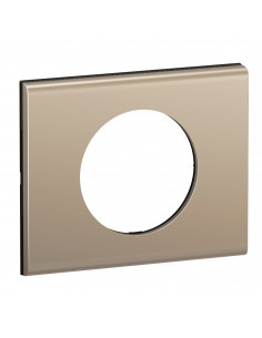 Plaque de finition Céliane 1 poste Nickel Satiné LEGRAND CP2101