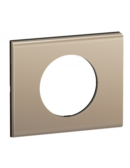 Plaque de finition Céliane 1 poste Nickel Satiné LEGRAND CP2101