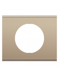 Plaque de finition Céliane 1 poste Nickel Satiné LEGRAND CP2101 2