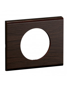 Plaque de finition Céliane 1 poste Frêne Wengué LEGRAND CP2501