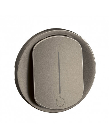 Enjoliveur interrupteur temporisé Céliane Titanium LEGRAND CT0077