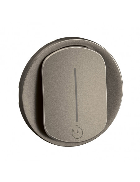 Enjoliveur interrupteur temporisé Céliane Titanium LEGRAND CT0077