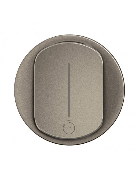 Enjoliveur interrupteur temporisé Céliane Titanium LEGRAND CT0077