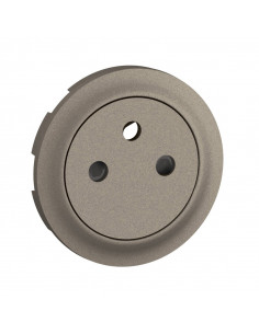 Enjoliveur prise 2P+T Surface Céliane Titanium LEGRAND CT0111