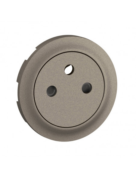 Enjoliveur prise 2P+T Surface Céliane Titanium LEGRAND CT0111