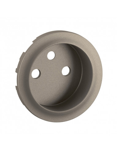 Enjoliveur prise 2P+T à puit bornes à vis Céliane Titanium LEGRAND CT0116