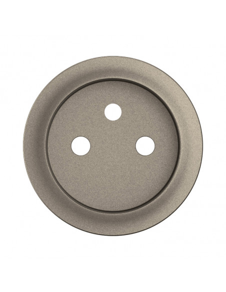 Enjoliveur prise 2P+T à puit bornes à vis Céliane Titanium LEGRAND CT0116