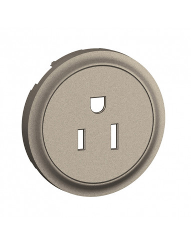 Enjoliveur prise 2P+T Standard Américain Céliane Titanium LEGRAND CT0131