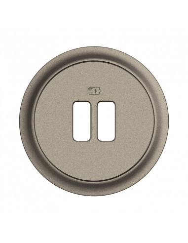 Enjoliveur prise USB simple ou double Céliane Titanium LEGRAND CT0154