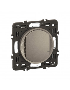 Interrupteur filaire Céliane with Netatmo sans Neutre, avec variation Titanium LEGRAND CT0403