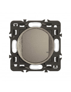Interrupteur filaire Céliane with Netatmo sans Neutre, avec variation Titanium LEGRAND CT0403 2