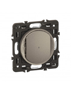 Interrupteur filaire Céliane with Netatmo avec Neutre, avec variation Titanium LEGRAND CT0409