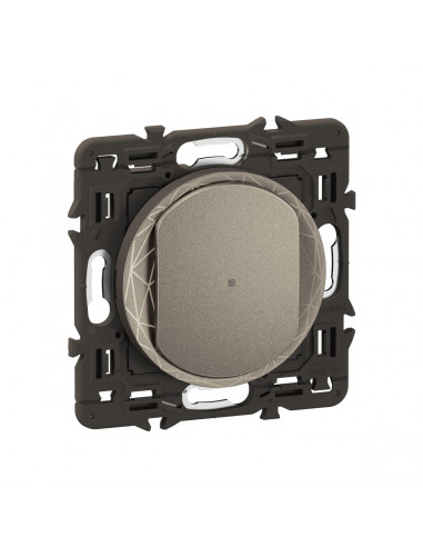 Interrupteur filaire Céliane with Netatmo avec Neutre, avec variation Titanium LEGRAND CT0409