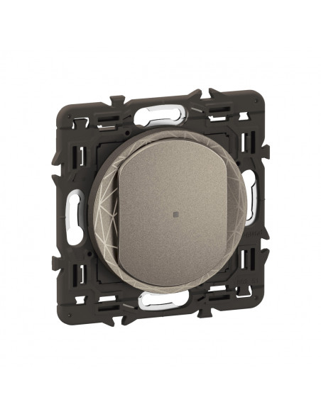 Interrupteur filaire Céliane with Netatmo avec Neutre, avec variation Titanium LEGRAND CT0409