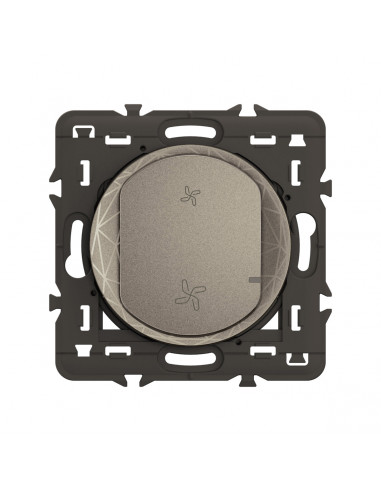 Commande sans fils VMC 2 vitesses Céliane with Netatmo Titanium LEGRAND CT0411