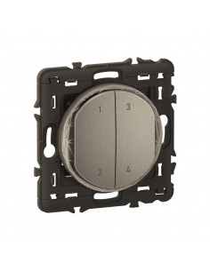 Commande 4 scénarios Self-e Céliane with Netatmo Titanium LEGRAND CT0424