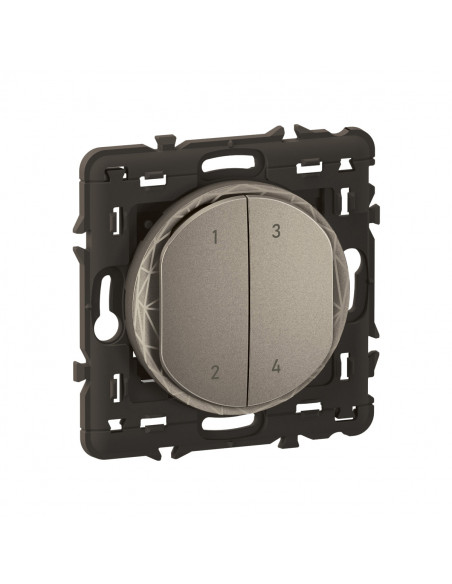 Commande 4 scénarios Self-e Céliane with Netatmo Titanium LEGRAND CT0424