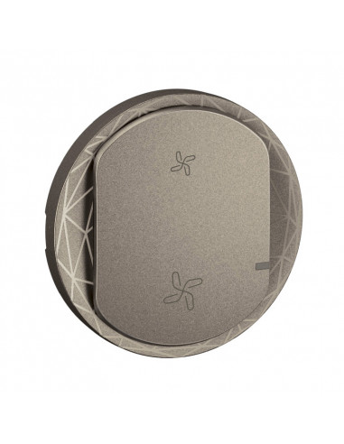 Enjoliveur commande VMC sans fils Céliane with Netatmo Titanium LEGRAND CT1411
