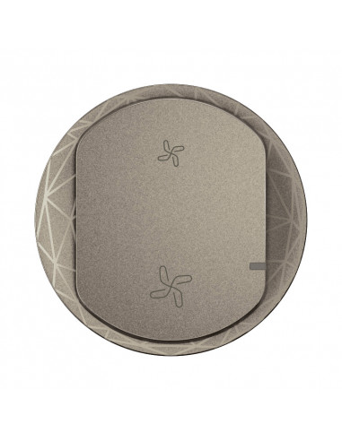 Enjoliveur commande VMC sans fils Céliane with Netatmo Titanium LEGRAND CT1411