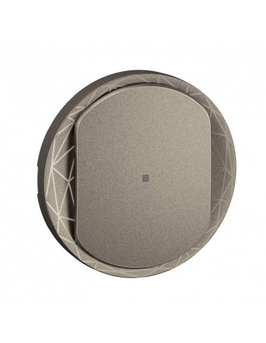 Enjoliveur interrupteur avec Neutre Céliane with Netatmo Titanium LEGRAND CT1413