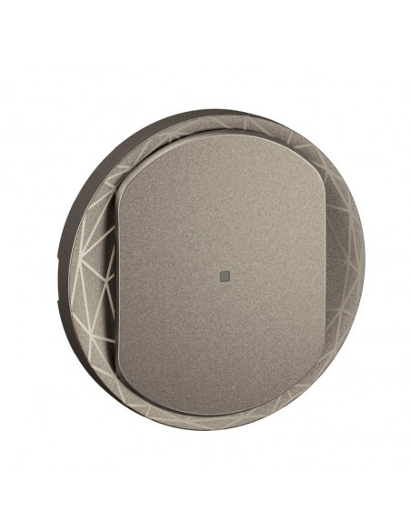 Enjoliveur interrupteur avec Neutre Céliane with Netatmo Titanium LEGRAND CT1413