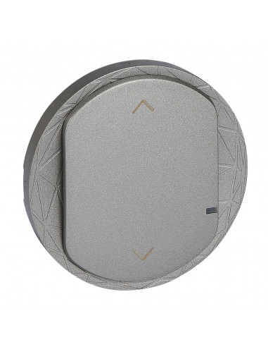 Enjoliveur interrupteur/commande volet roulants Céliane with Netatmo Titanium LEGRAND CT1431