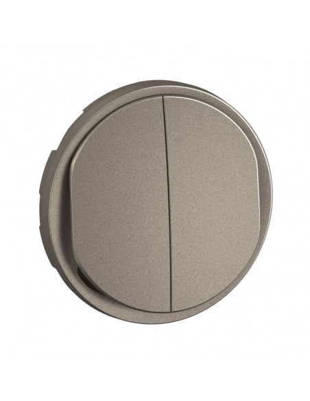 Enjoliveur double inter ou va-et-vient Céliane Titanium LEGRAND CT2001