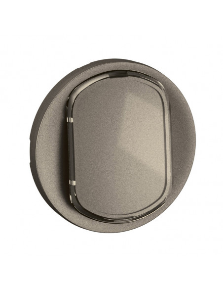 Enjoliveur inter ou va-et-vient avec porte-étiquette Céliane Titanium LEGRAND CT5001