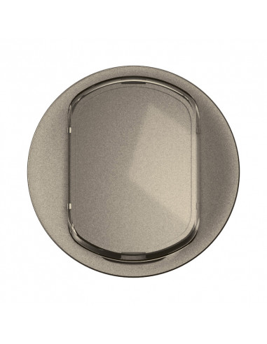 Enjoliveur inter ou va-et-vient avec porte-étiquette Céliane Titanium LEGRAND CT5001