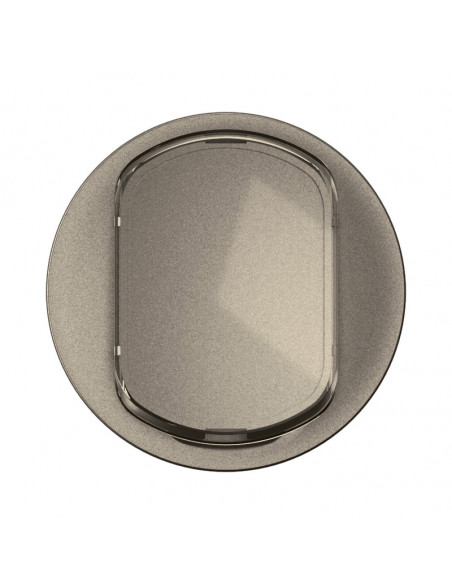 Enjoliveur inter ou va-et-vient avec porte-étiquette Céliane Titanium LEGRAND CT5001
